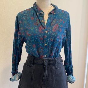 Obey Propaganda Weed Paisley Button Shirt